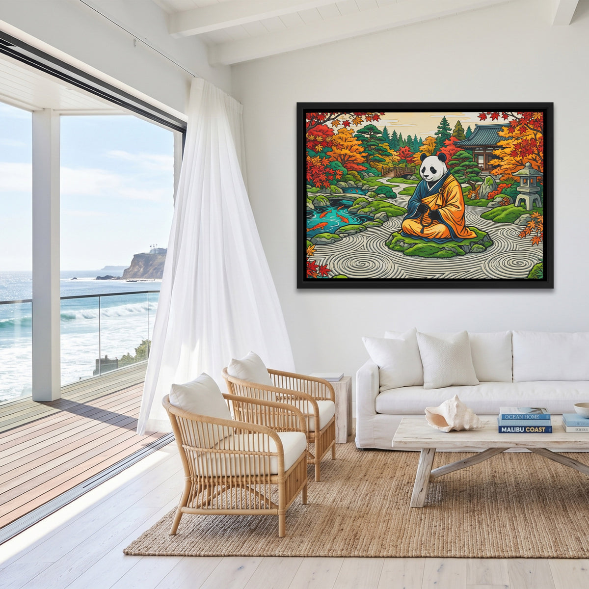 Panda Meditation Garden — Panda Meditation Garden Malibu Beach Land 235