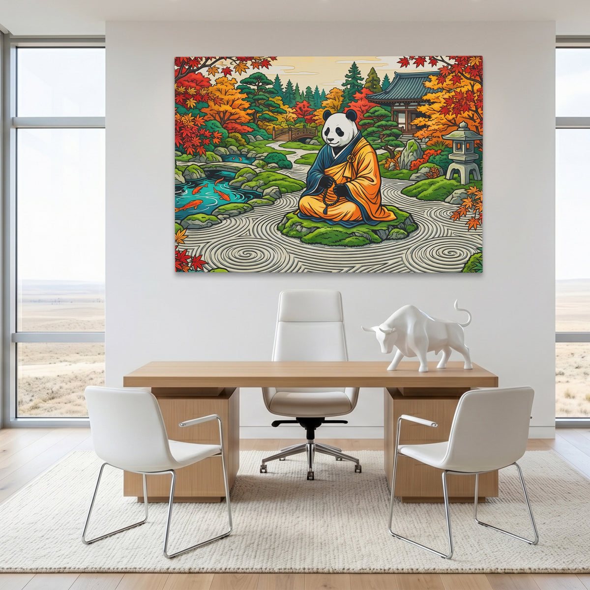 Panda Meditation Garden — Panda Meditation Garden White Bull Room Land 257