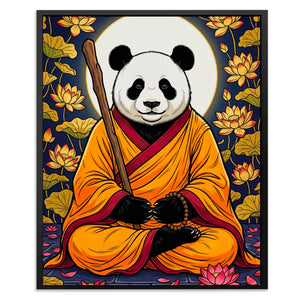 Panda Monk Meditation — Panda Monk Meditation Front Facing Portrait2 25