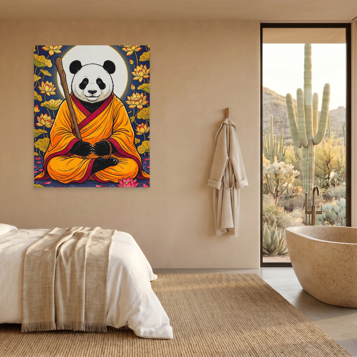 Panda Monk Meditation — Panda Monk Meditation Desert Home Port 4