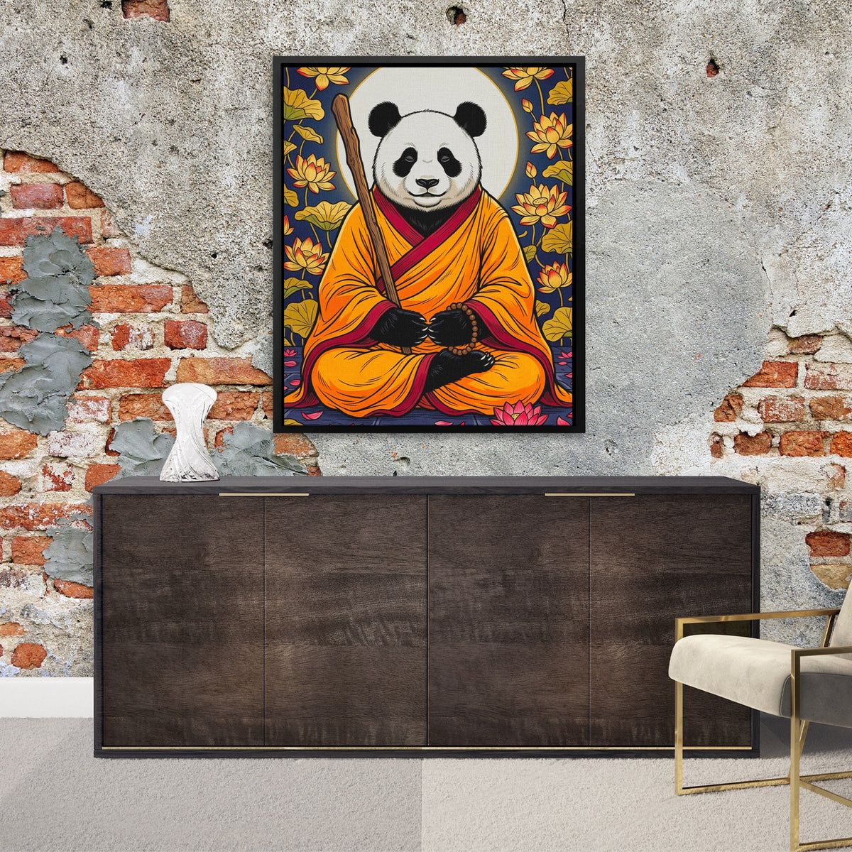 Panda Monk Meditation — Panda Monk Meditation Luxurious Room Exposed Brick 46