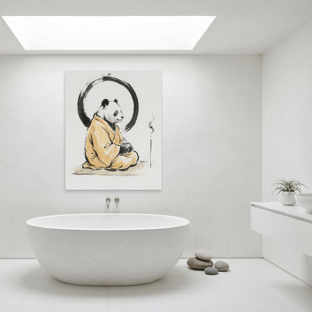 Panda Morning Prayer — Panda Morning Prayer Minimalist Bathroom Port 67
