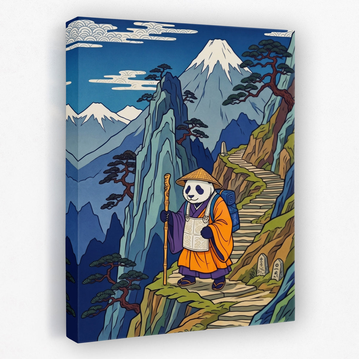 Panda Mountain Pilgrimage — Panda Mountain Pilgrimage Portrait   Side View   Mirror 236