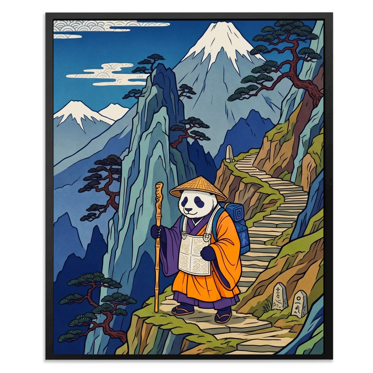 Panda Mountain Pilgrimage — Panda Mountain Pilgrimage Front Facing Portrait2 20