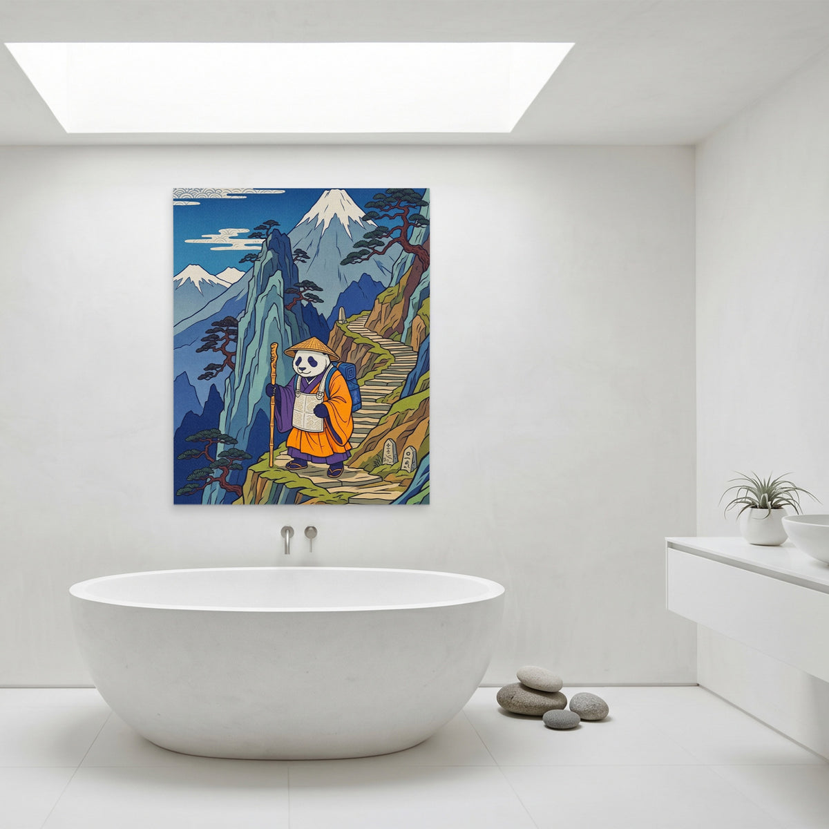 Panda Mountain Pilgrimage — Panda Mountain Pilgrimage Minimalist Bathroom Port 68