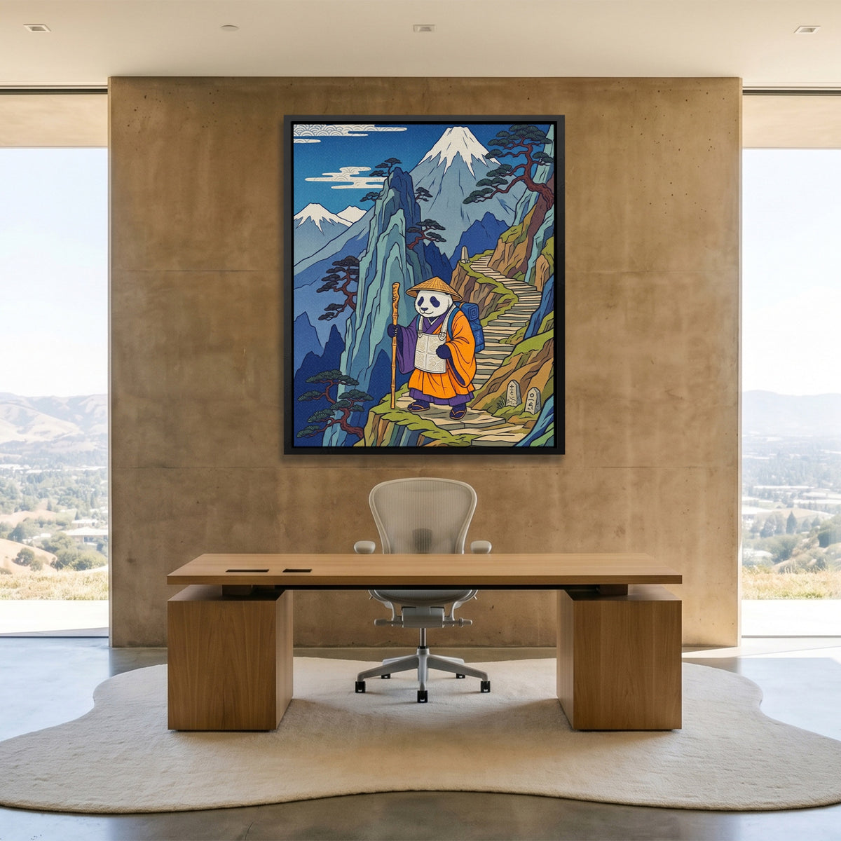 Panda Mountain Pilgrimage — Panda Mountain Pilgrimage Minimalist Lux Office Port 92