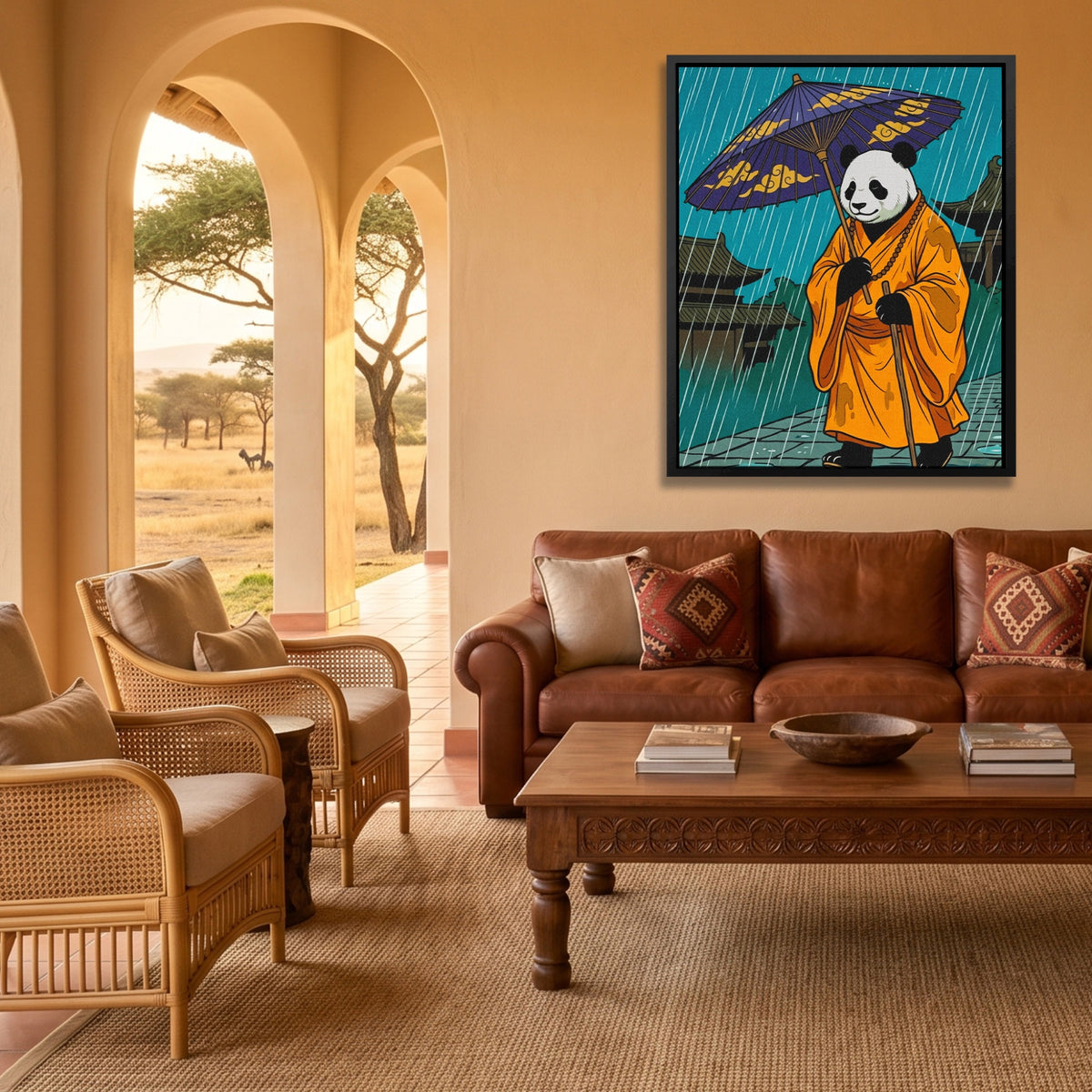 Panda Rainy Monk — Panda Rainy Monk Safari House Port 285