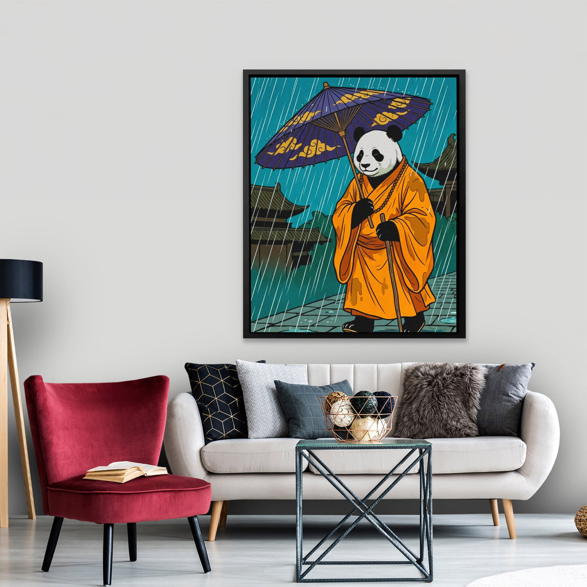 Panda Rainy Monk — Panda Rainy Monk New   Port Living Room Lux 117