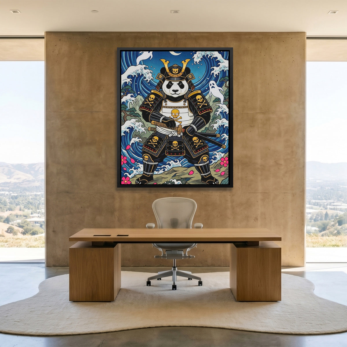 Panda Samurai Nocturne — Panda Samurai Nocturne Minimalist Lux Office Port 94