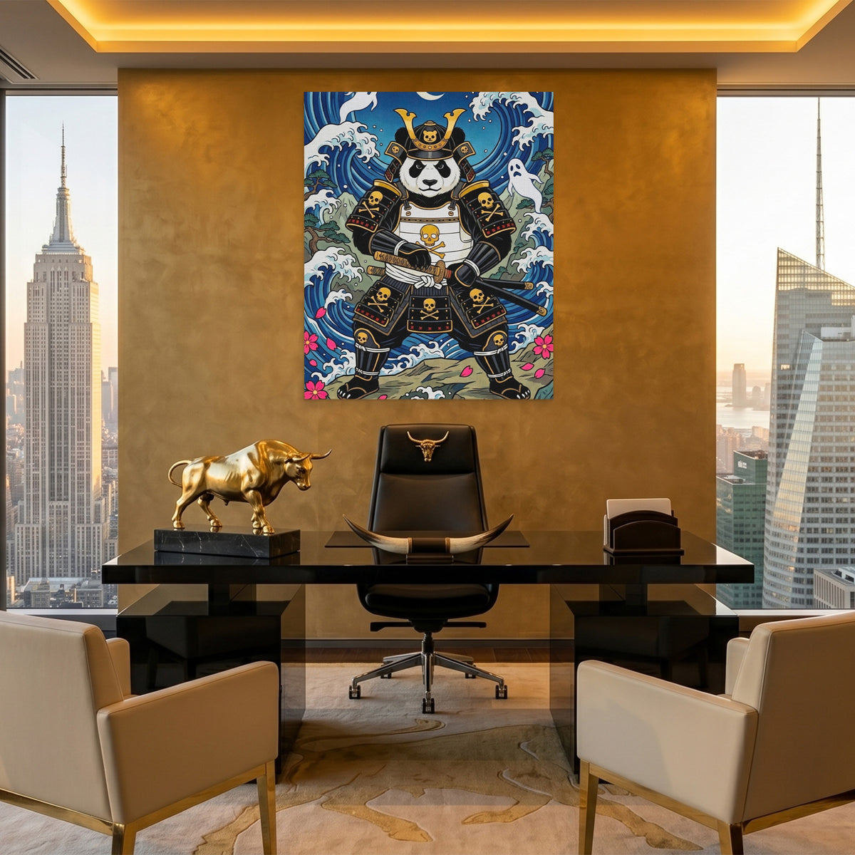 Panda Samurai Nocturne — Panda Samurai Nocturne Pent Bull Port 166