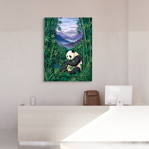 Panda Sanctuary — panda sanctuary sq reception desk 1port flush print
