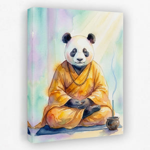 Panda Zen Meditation — Panda Zen Meditation Portrait   Side View   Mirror 239