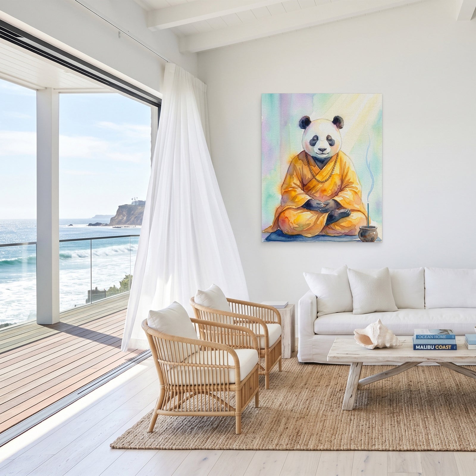 Panda Zen Meditation — Panda Zen Meditation Front Facing Portrait2 23