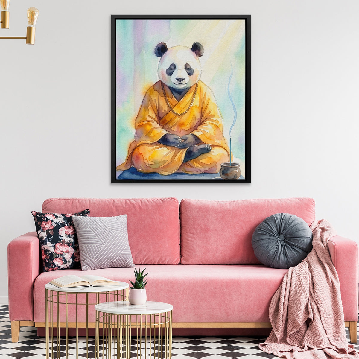 Panda Zen Meditation — Panda Zen Meditation Pink Coach 191