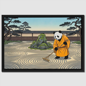 Panda Zen Rake — Panda Zen Rake Close Up Landscape 104