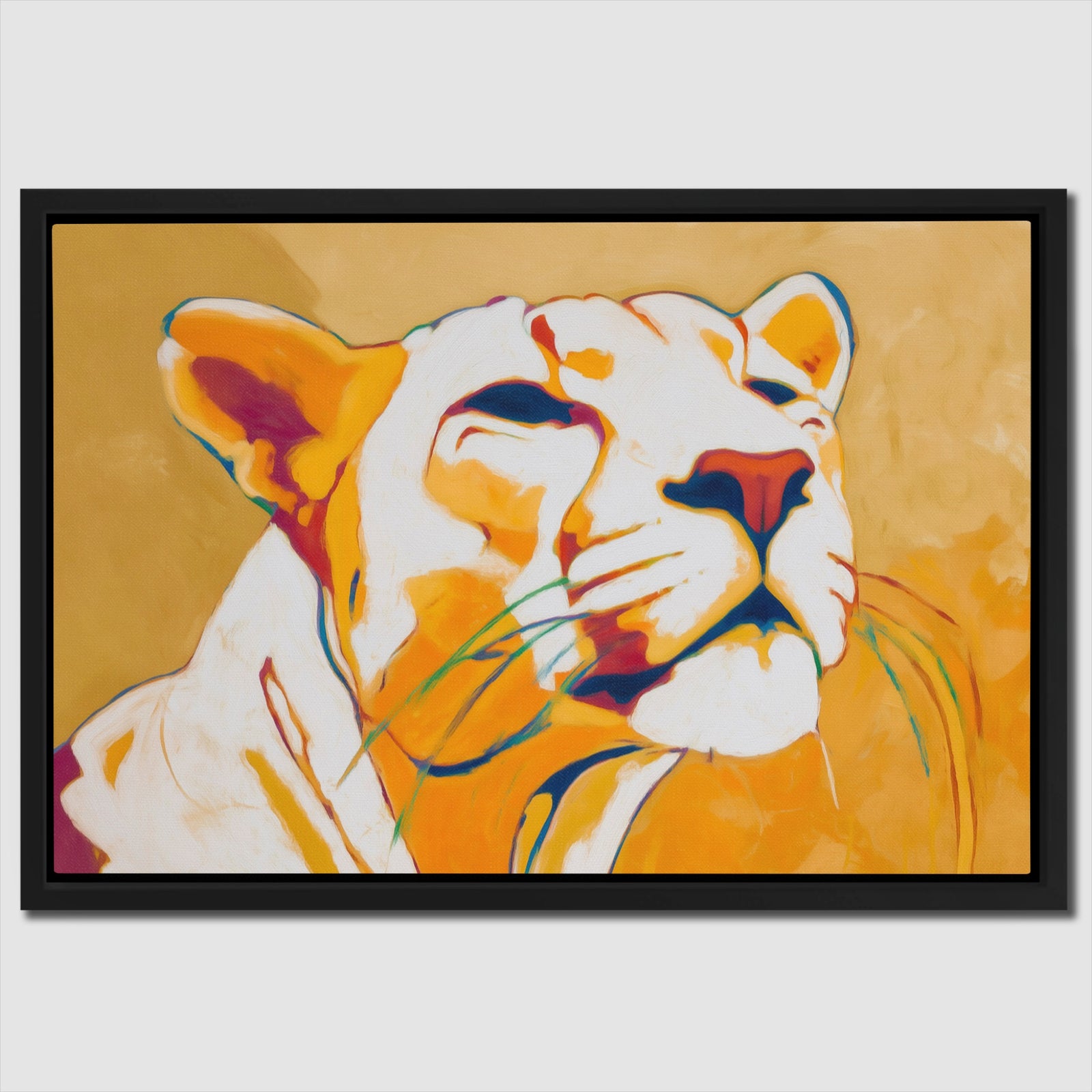 Panther Gold Abstract — Panther Gold Abstract Close Up Landscape 64
