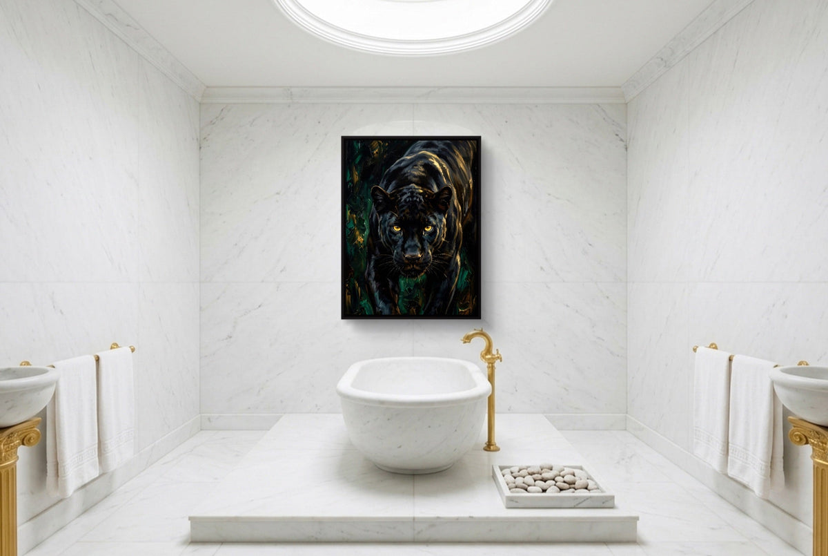 Panther Jungle Prowl - Luxury Wall Art