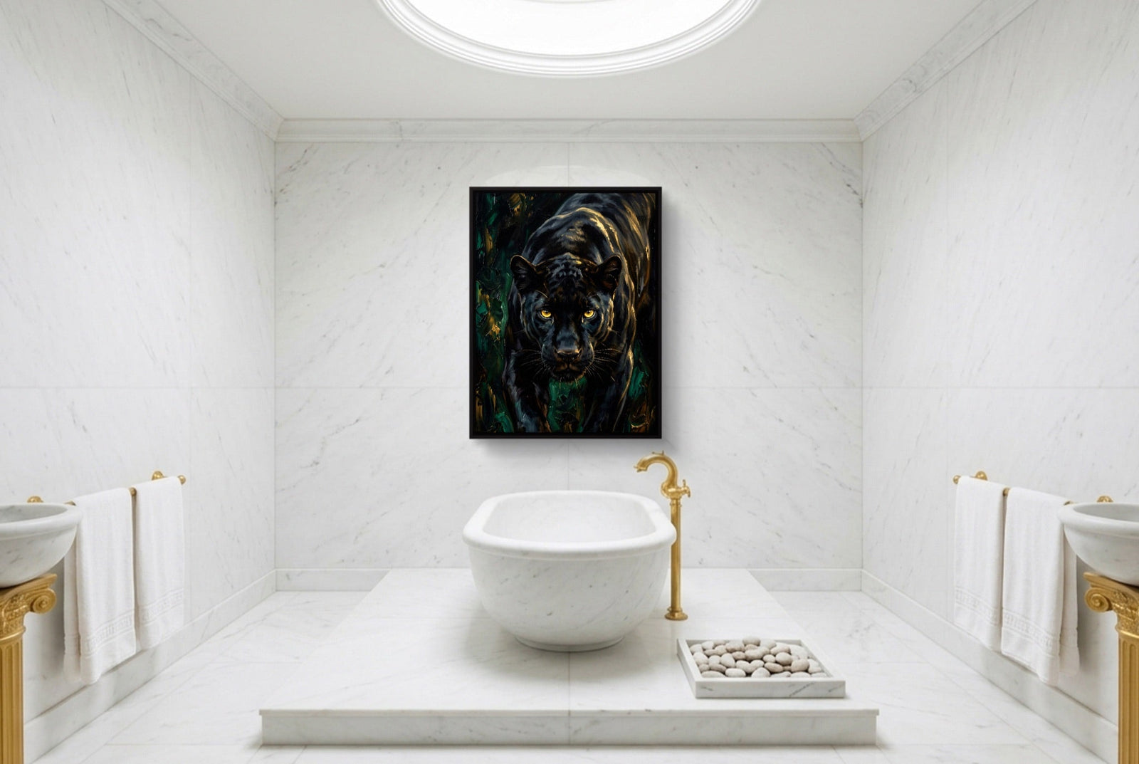 Panther Jungle Prowl - Luxury Wall Art