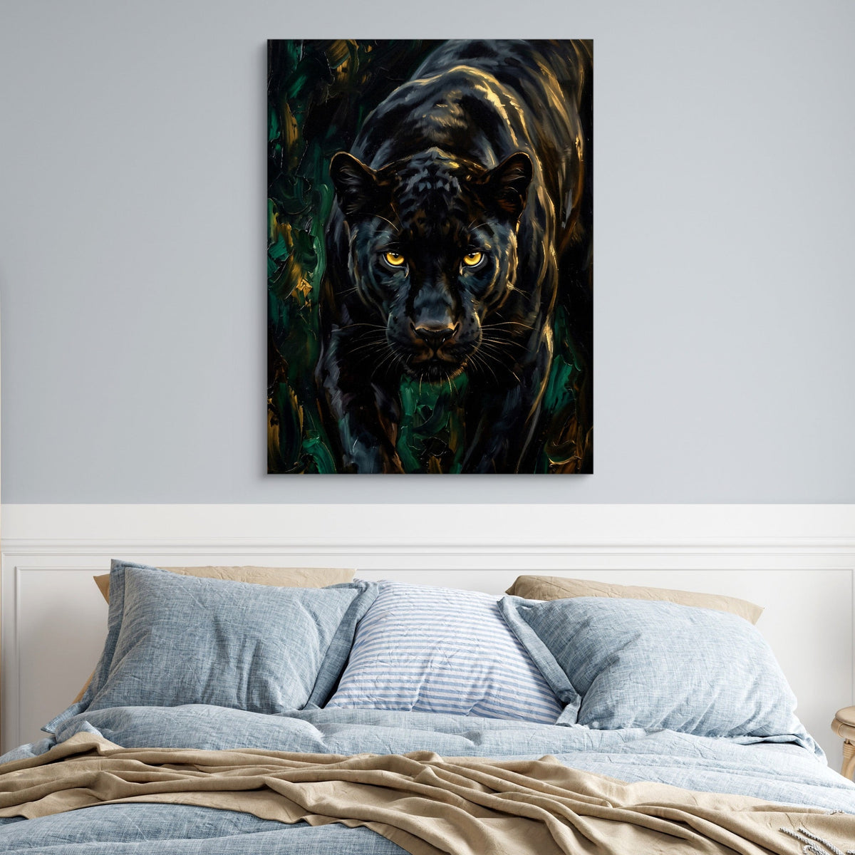 Panther Jungle Prowl - Luxury Wall Art