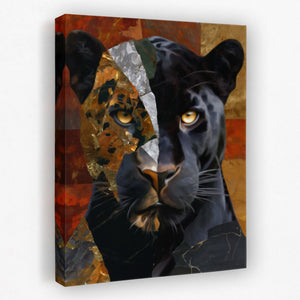 Panther Shadow Split - Luxury Wall Art