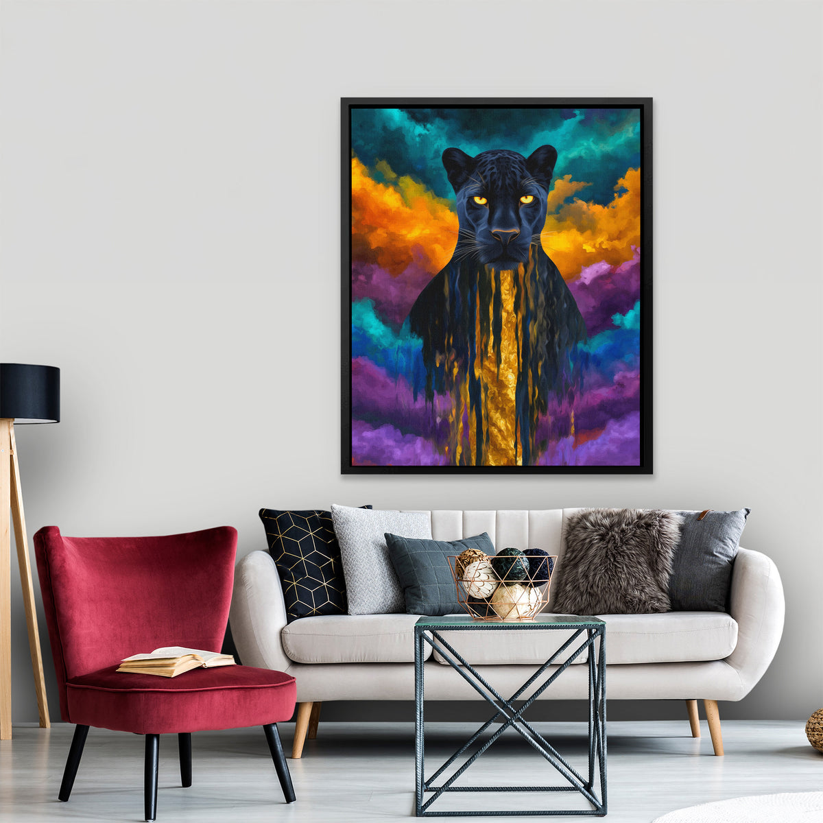 Panther's Golden Flow