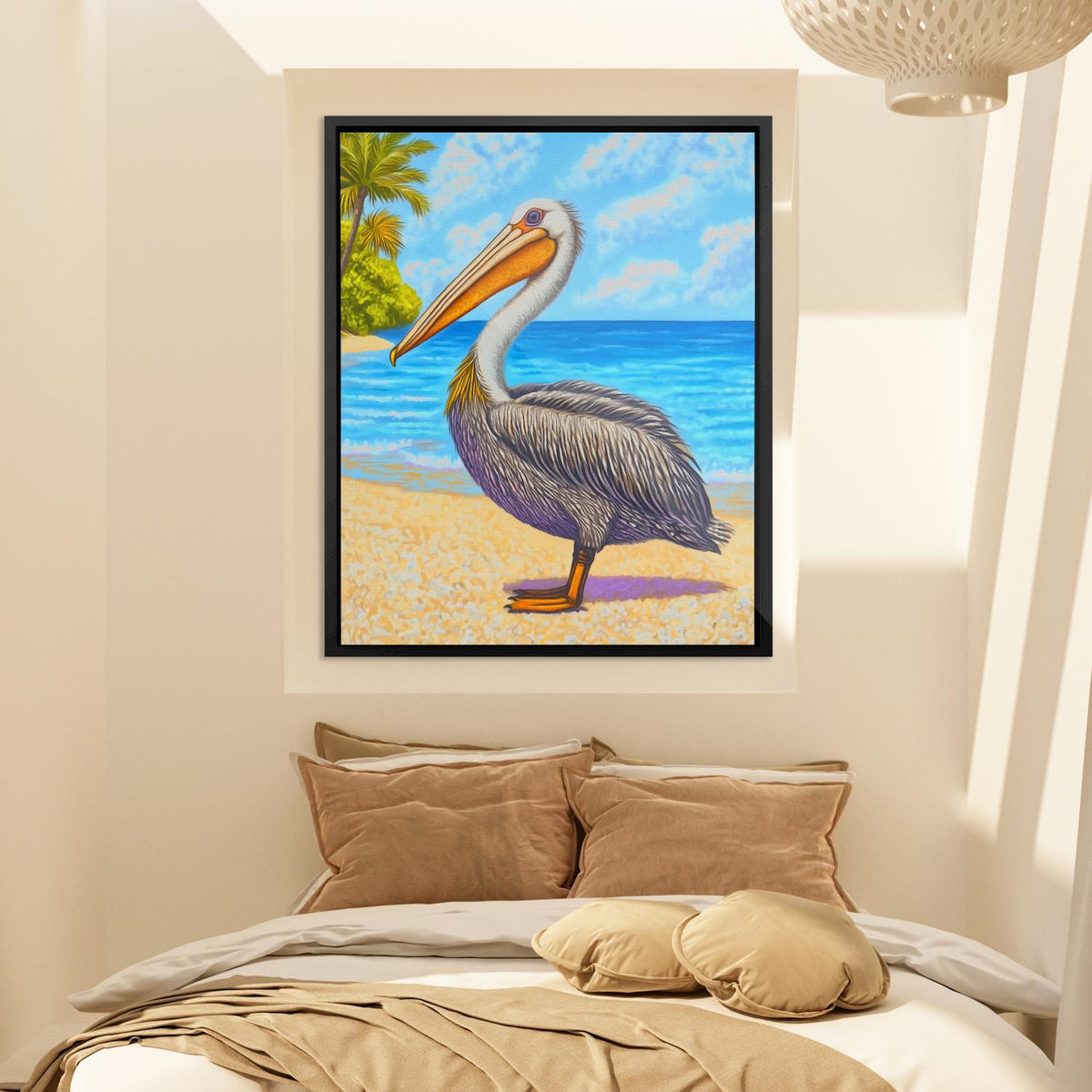 Paradise Pelican - Luxury Wall Art
