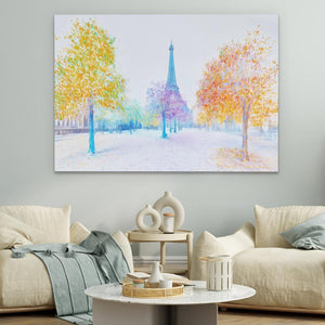 Parisian Autumn Glow - Luxury Wall Art