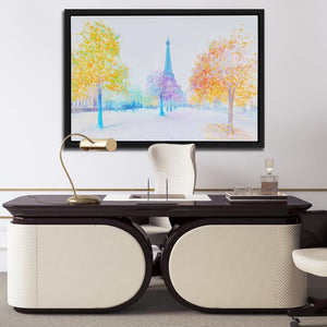 Parisian Autumn Glow - Luxury Wall Art