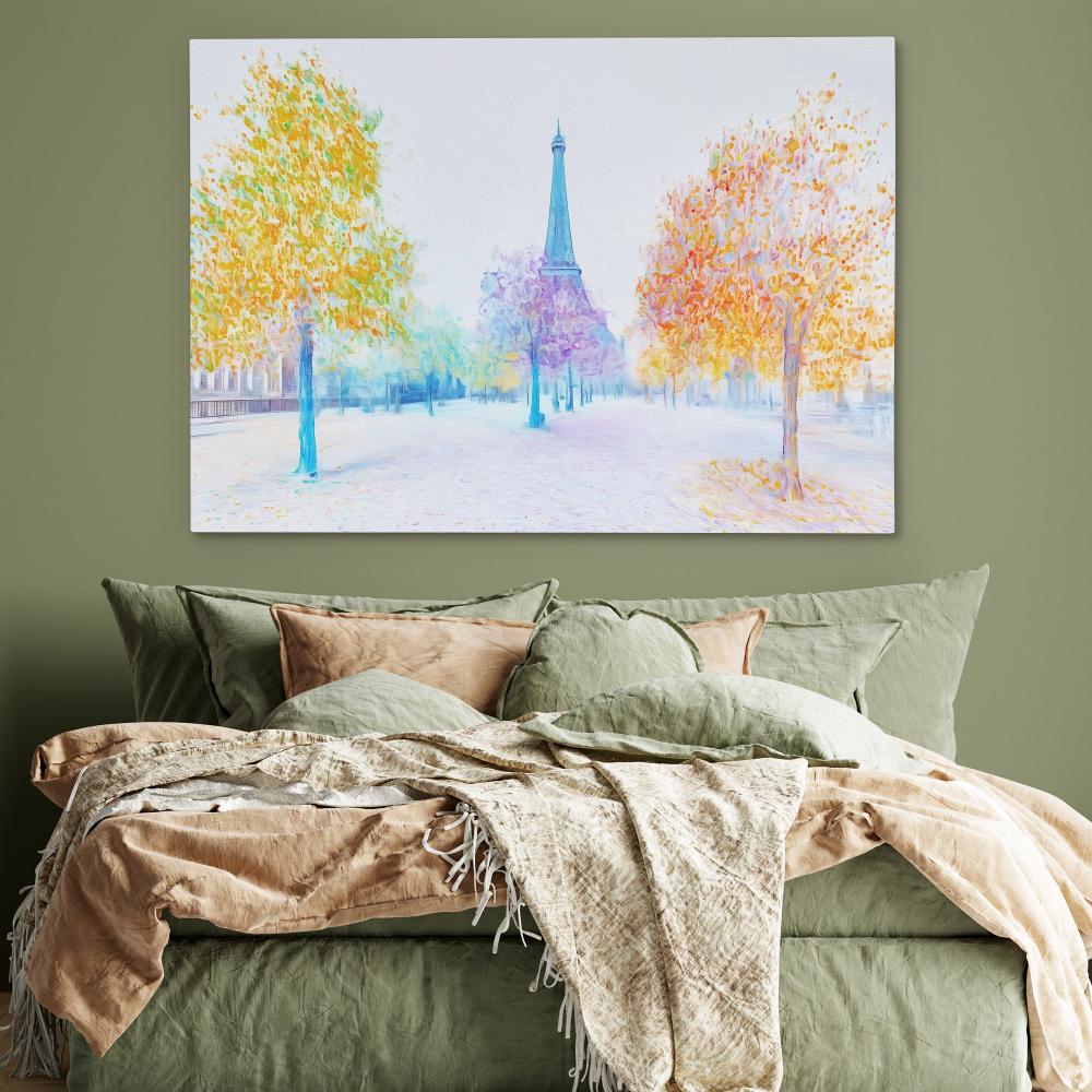 Parisian Autumn Glow - Luxury Wall Art