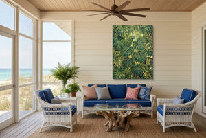 Parrot Golden Jungle — parrot golden jungle living room with couch 2 1port flush print