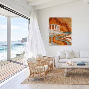 Parthenon Clay Layers - Luxury Wall Art