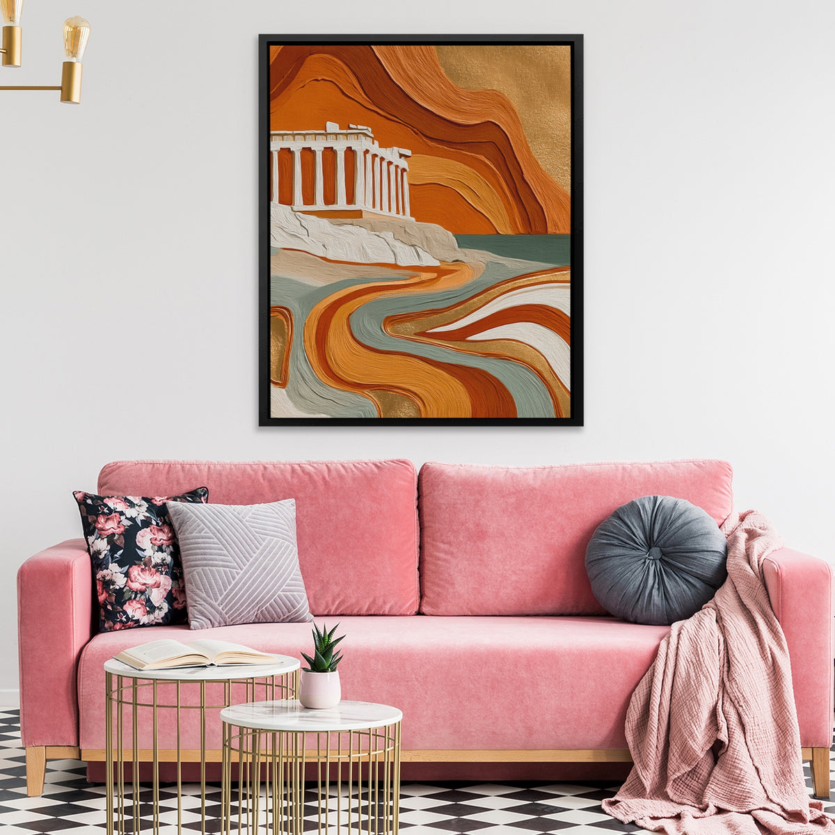 Parthenon Clay Layers — Parthenon Clay Layers Pink Coach 192