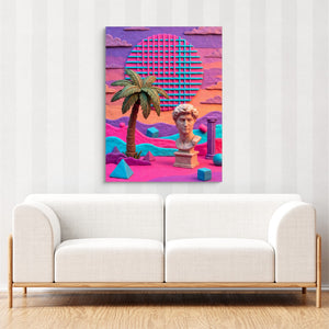 Pastel Clay Oasis - Luxury Wall Art