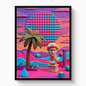 Pastel Clay Oasis - Luxury Wall Art