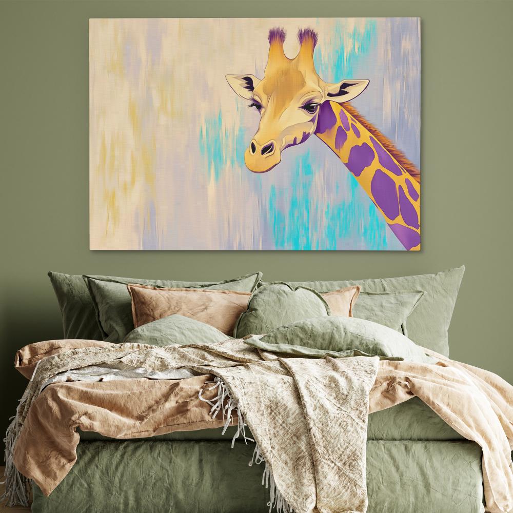 Pastel Giraffe - Luxury Wall Art