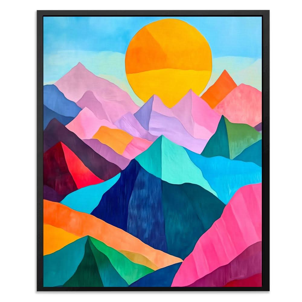 Pastel Peak Paradise - Luxury Wall Art