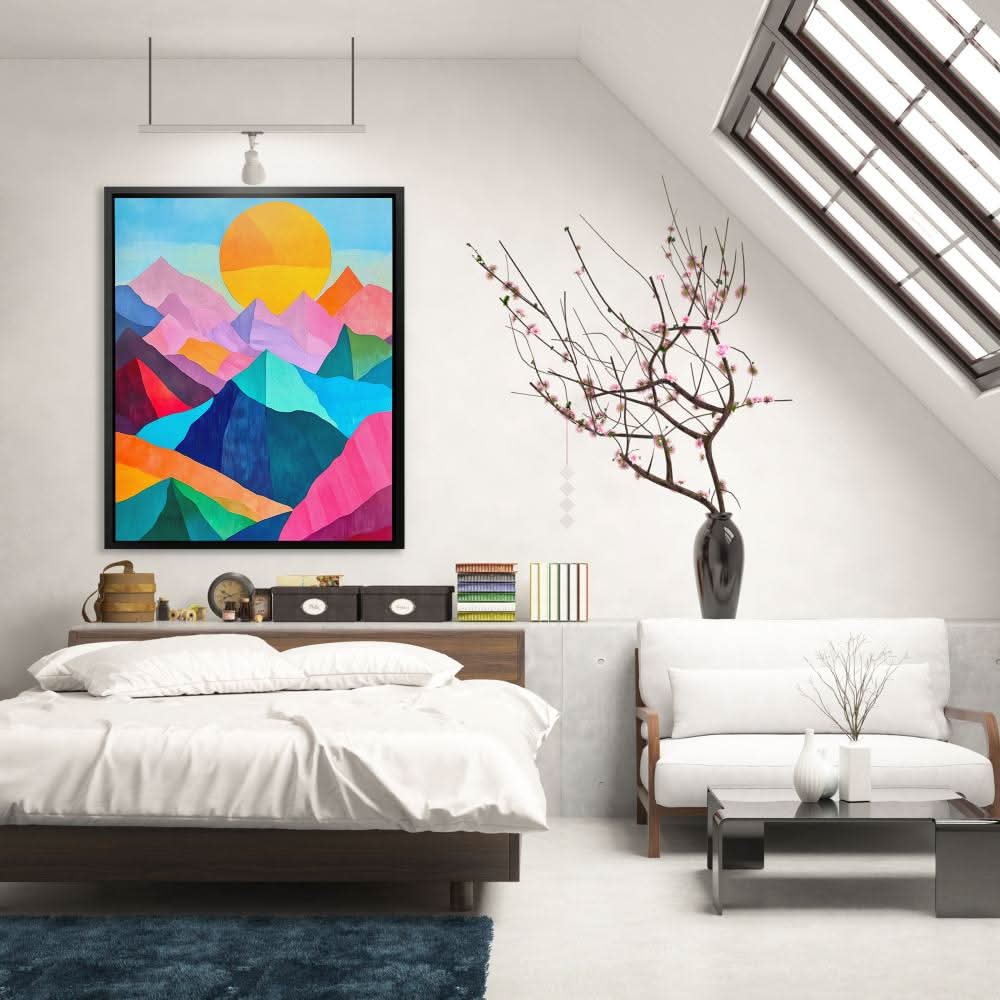 Pastel Peak Paradise - Luxury Wall Art