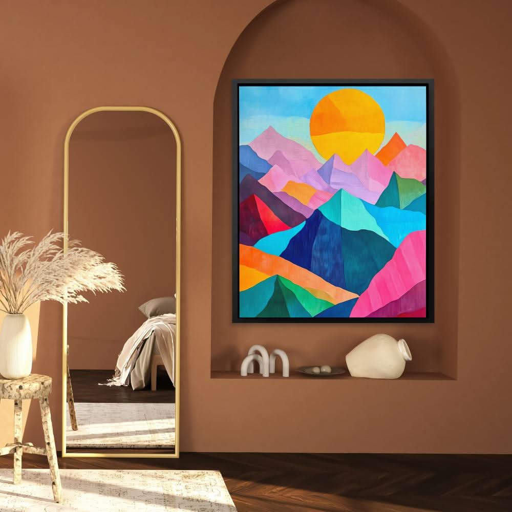 Pastel Peak Paradise - Luxury Wall Art