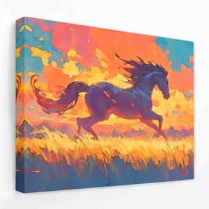 Pastel Pony - Animals Canvas Wall Art