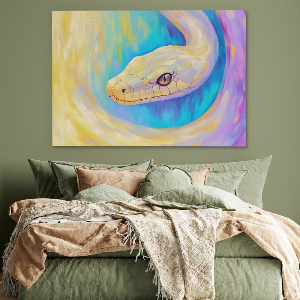Pastel Snake - Luxury Wall Art