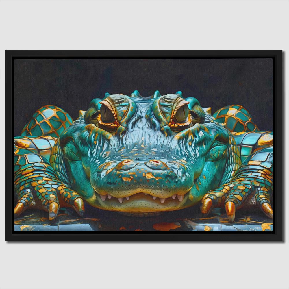Patient Alligator - Luxury Wall Art