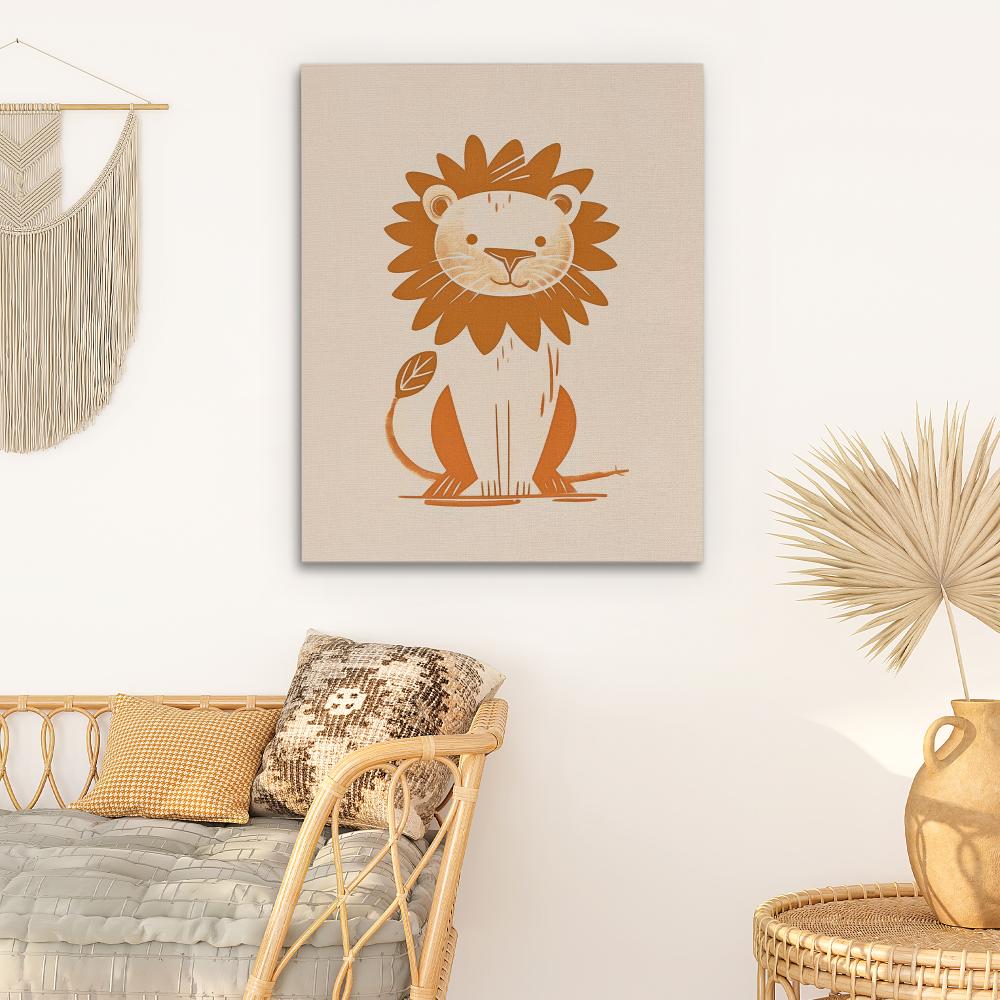 Patient Lion - Luxury Wall Art