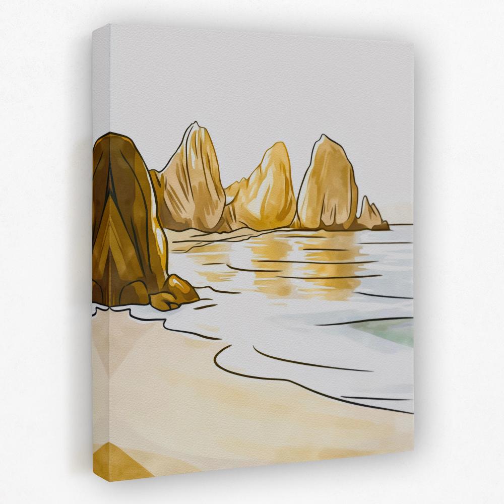 Peaceful Shoreline View - Luxury Wall Art