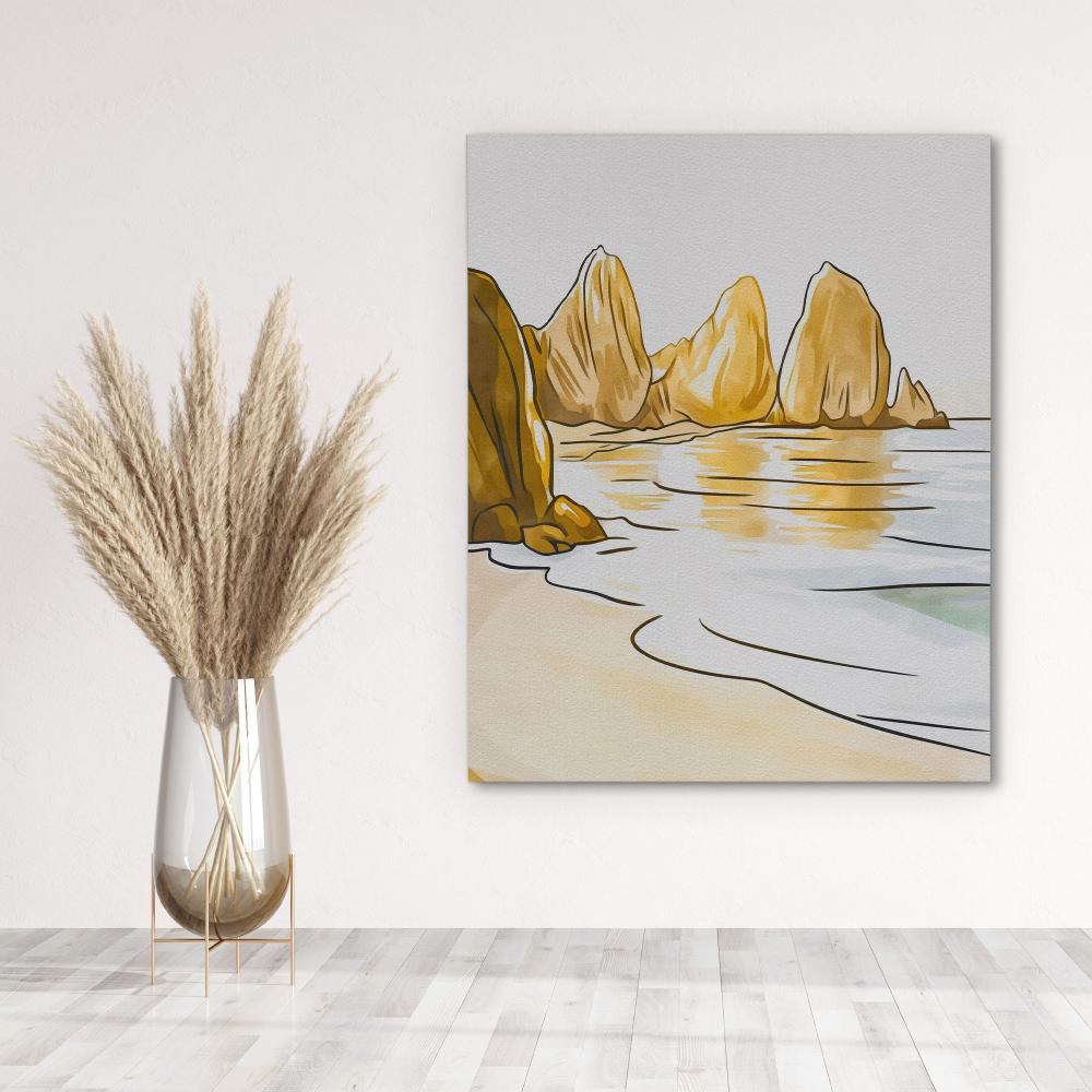 Peaceful Shoreline View - Luxury Wall Art
