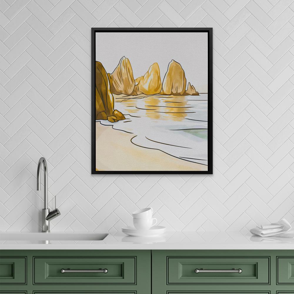 Peaceful Shoreline View - Luxury Wall Art