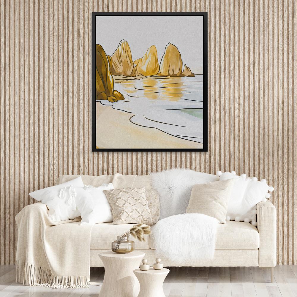 Peaceful Shoreline View - Luxury Wall Art