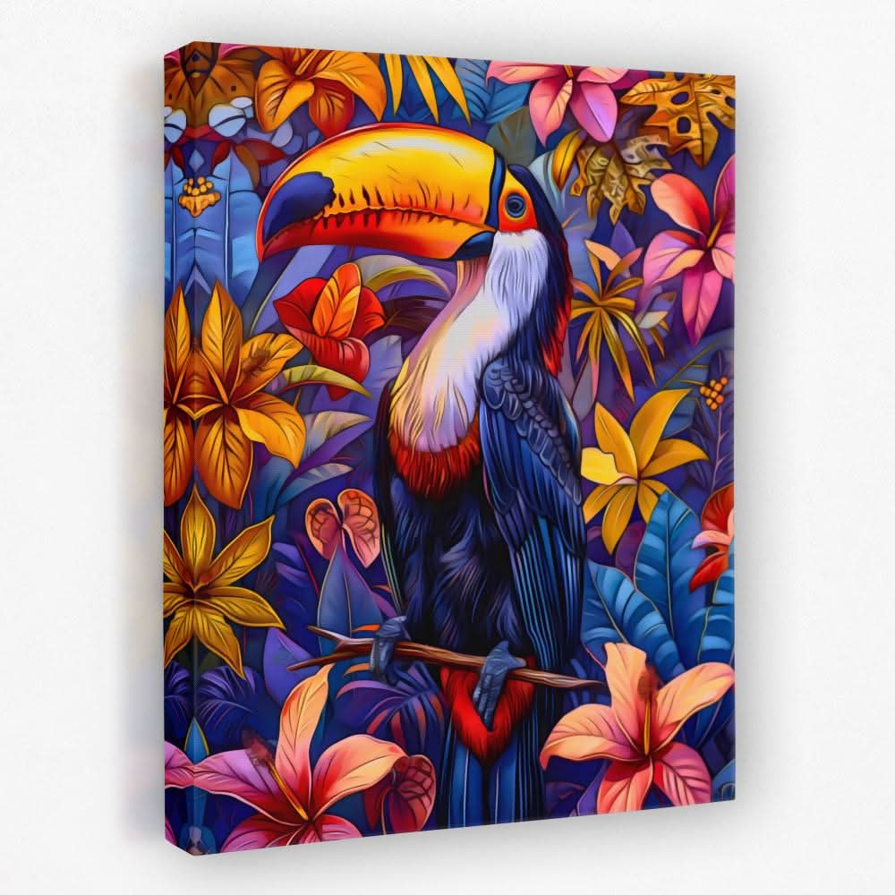 Peaceful Toucan - Animals Canvas Wall Art
