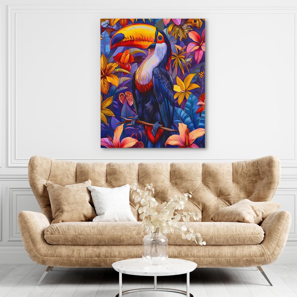 Peaceful Toucan - Luxury Wall Art