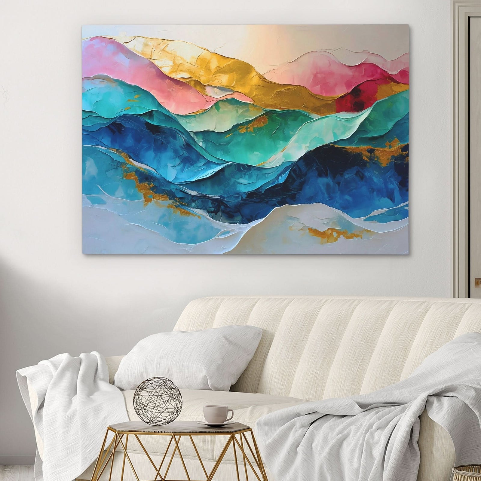 Peaceful Valley - Horizontal Canvas Wall Art