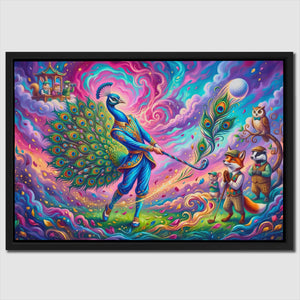 Peacock Celestial Golf — Peacock Celestial Golf Close Up Landscape 87
